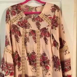 Vintage floral tunic.
